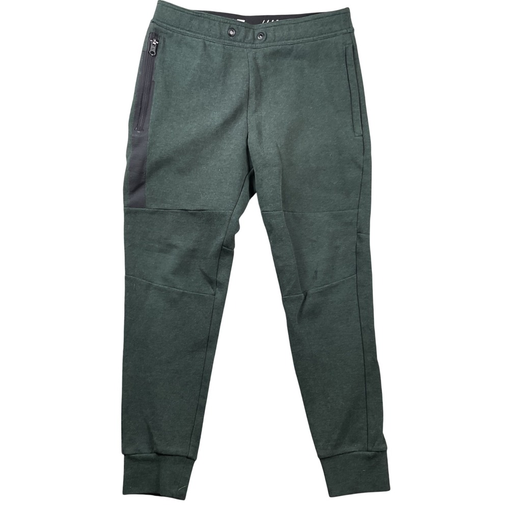 American Eagle Joggers Mens Small Green Active Tapered Zip Pocket Sweatpants